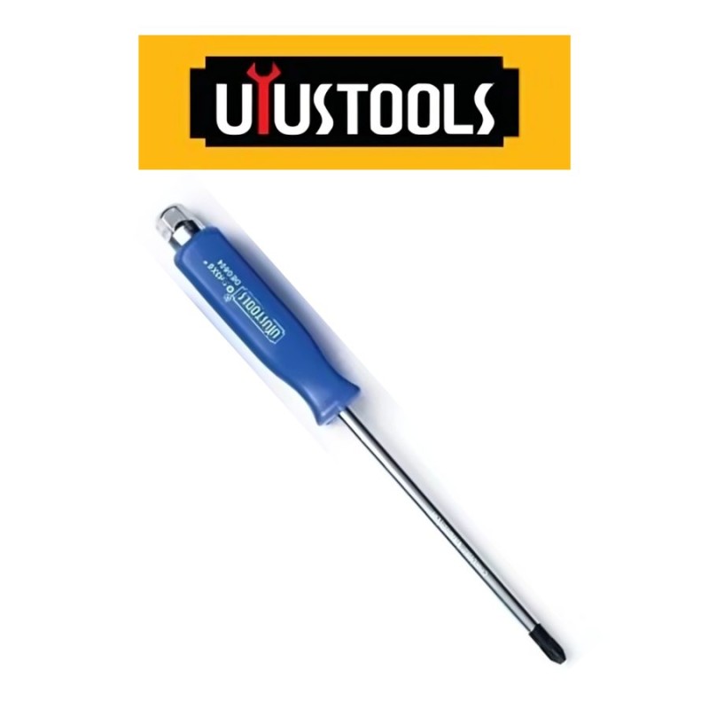DESTORNILLADOR UYUSTOOLS GOLPE CRUZ AZUL 6" DEG266