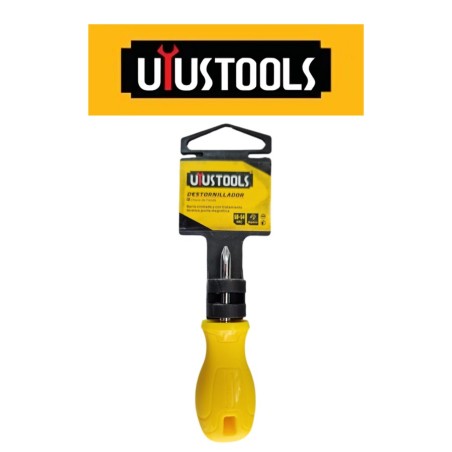 DESTORNILLADOR UYUSTOOLS PROF CRUZ AMARILLO 1,5"DE