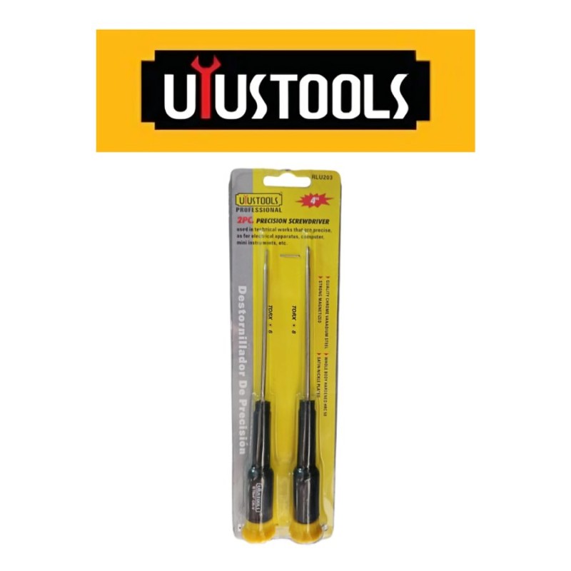 DESTORNILLADOR UYUSTOOLS 2 PIEZAS TORX 6-8 SD01355