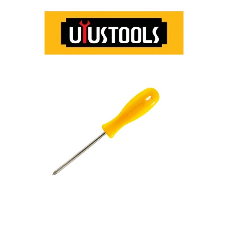 DESTORNILLADOR UYUSTOOLS PROF CRUZ AMARILLO 4" DEM
