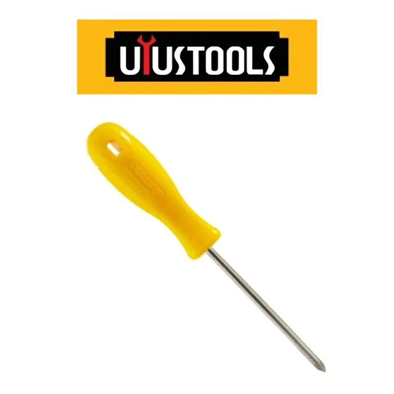 DESTORNILLADOR UYUSTOOLS PROF CRUZ AMARILLO 12" DE