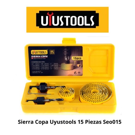 SIERRA COPA UYUSTOOLS 15 PIEZAS SEO015