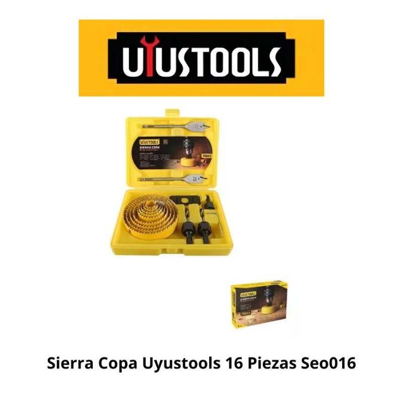 SIERRA COPA UYUSTOOLS 16 PIEZAS SEO016