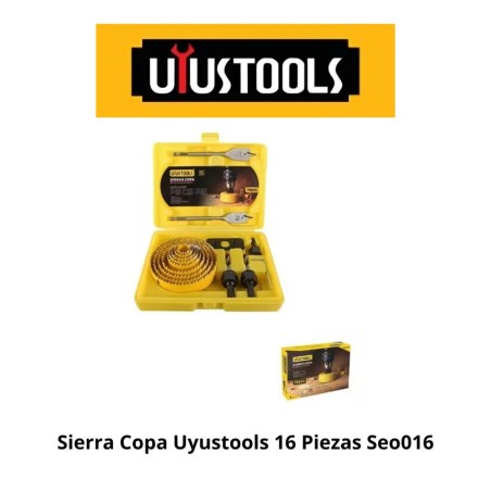 SIERRA COPA UYUSTOOLS 16 PIEZAS SEO016