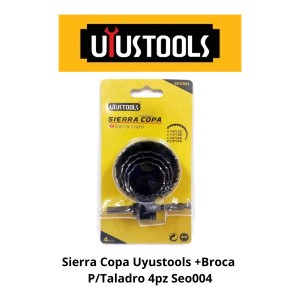 SIERRA COPA UYUSTOOLS +BROCA P/TALADRO 4PZ SEO004