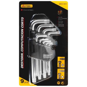 LLAVE TORX UYUSTOOLS 9 PZ T10 A T50 DEC901