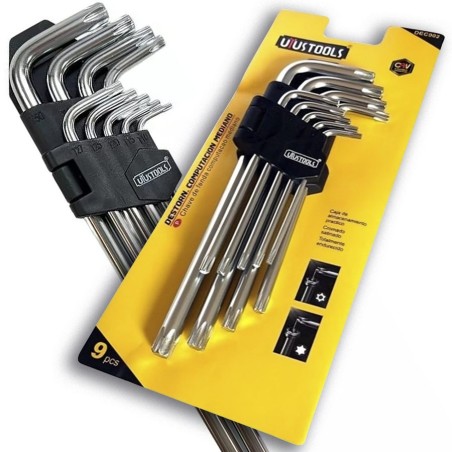 LLAVE TORX UYUSTOOLS 9 PZ T10 A T50 DEC902