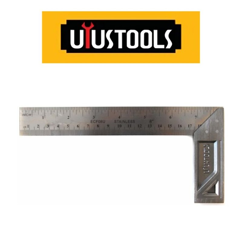 ESCUADRA CARPINTERO UYUSTOOLS 8" ECF08U