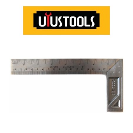 ESCUADRA CARPINTERO UYUSTOOLS 8" ECF08U