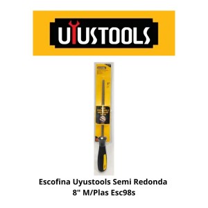 ESCOFINA UYUSTOOLS SEMI REDONDA 8" M/PLAS ESC98S