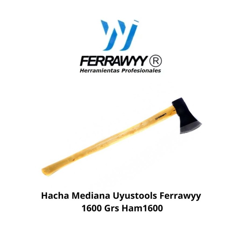 HACHA MEDIANA UYUSTOOLS FERRAWYY 1600 GRS HAM1600