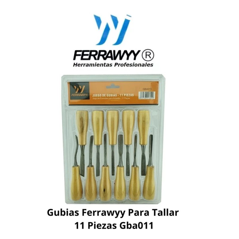 GUBIAS FERRAWYY PARA TALLAR 11 PIEZAS GBA011