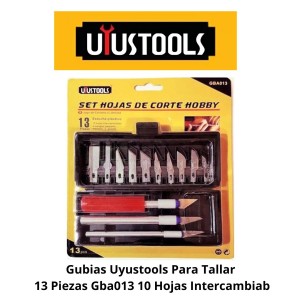 GUBIAS UYUSTOOLS PARA TALLAR 13 PIEZAS GBA013 10 H