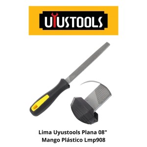 LIMA UYUSTOOLS PLANA 08" MANGO PLASTICO LMP908