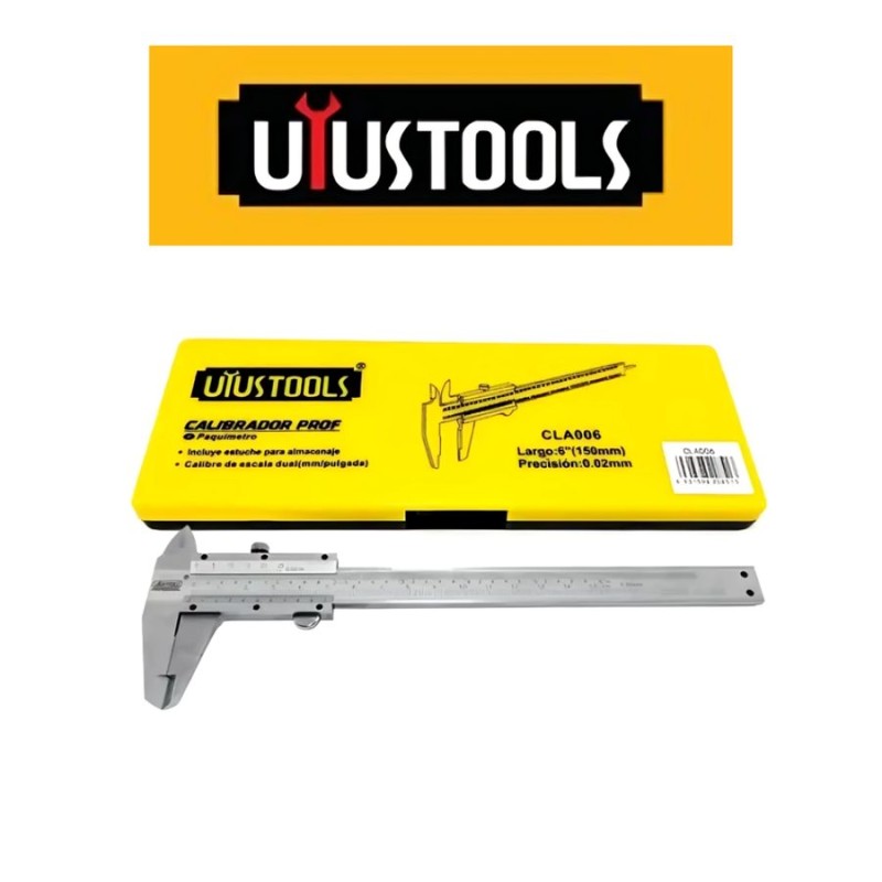 PIE DE METRO UYUSTOOLS PROFESIONAL 6" CLA006 METAL