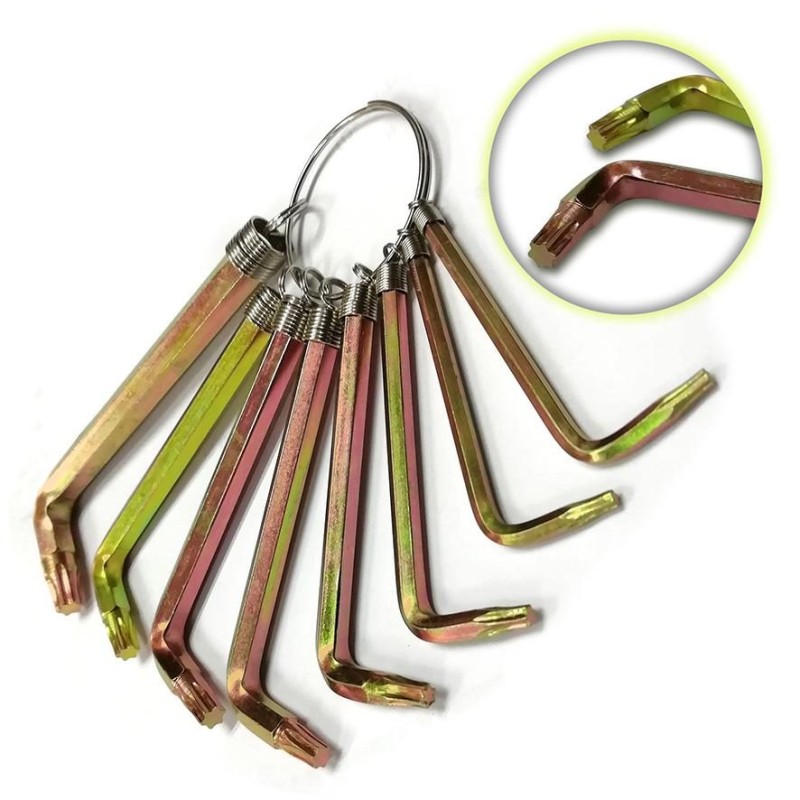 LLAVE ALLEN HEX KEY SET 08 PZ ESTRELLA YAP008