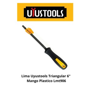 LIMA UYUSTOOLS TRIANGULAR 6" MANGO PLASTICO LMT906