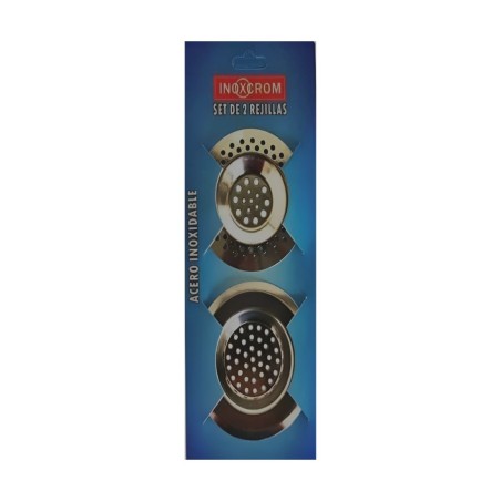 REJILLA ACERO/INOX SET 2 UNIDADES BLISTER