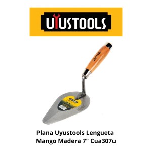PLANA UYUSTOOLS LENGUETA MANGO MADERA 7" CUA307U