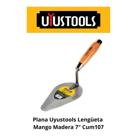 PLANA UYUSTOOLS LENGUETA MANGO MADERA 7" CUM107