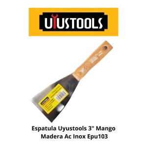 ESPATULA UYUSTOOLS MANGO MADERA INOX 3 EPU103