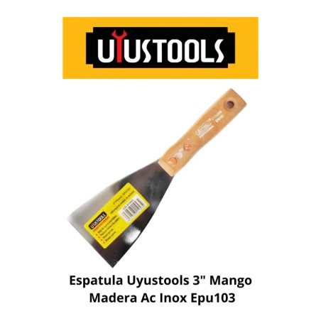 ESPATULA UYUSTOOLS MANGO MADERA INOX 3 EPU103