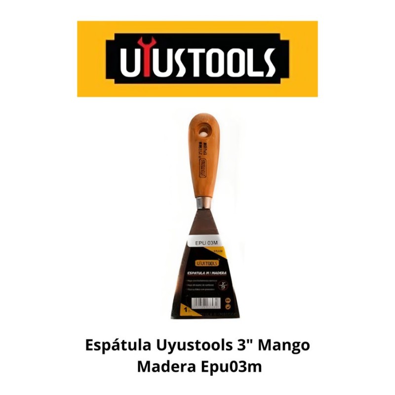 ESPATULA UYUSTOOLS MANGO MADERA 3 EPU03M
