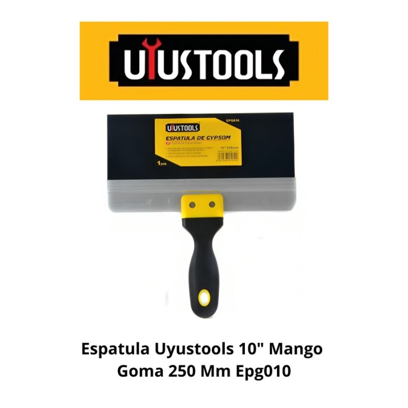 ESPATULA UYUSTOOLS 10" MANGO GOMA 250 MM EPG010