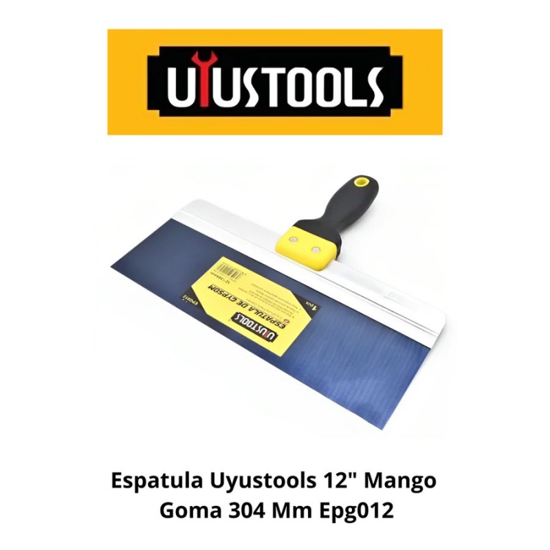 ESPATULA UYUSTOOLS 12" MANGO GOMA 304 MM EPG012
