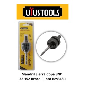 MANDRIL SIERRA COPA 3/8" 32-152 BROCA PIL BCS318U