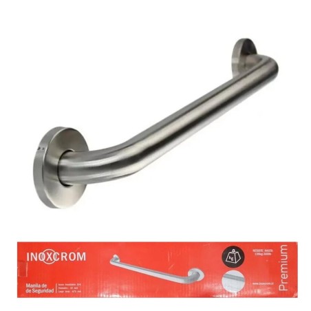 MANILLA SEGURIDAD INOXIDABLE CON TAPA 40 CM