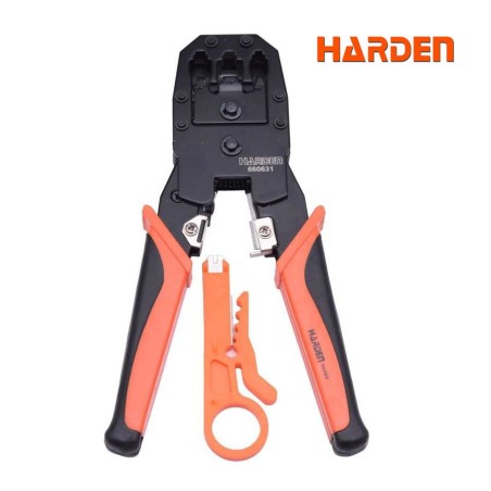 CRIMPEADORA HARDEN MULT RJ45 RJ11 RJ9 660631
