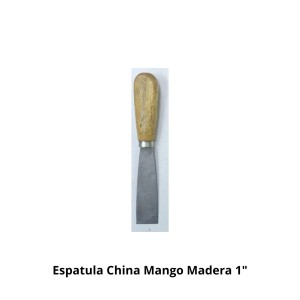 ESPATULA CHINA MANGO MADERA 1"