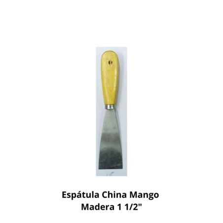 ESPATULA CHINA MANGO MADERA 1 1/2"
