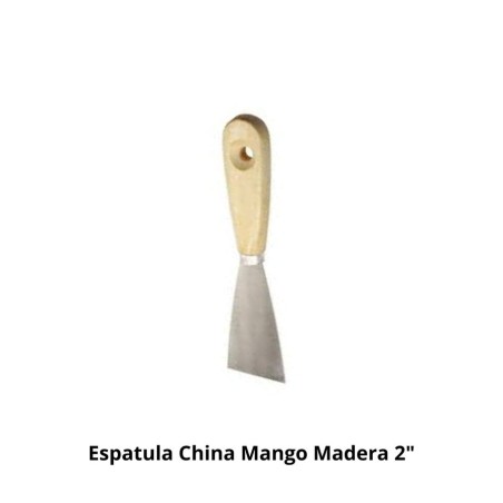 ESPATULA CHINA MANGO MADERA 2"