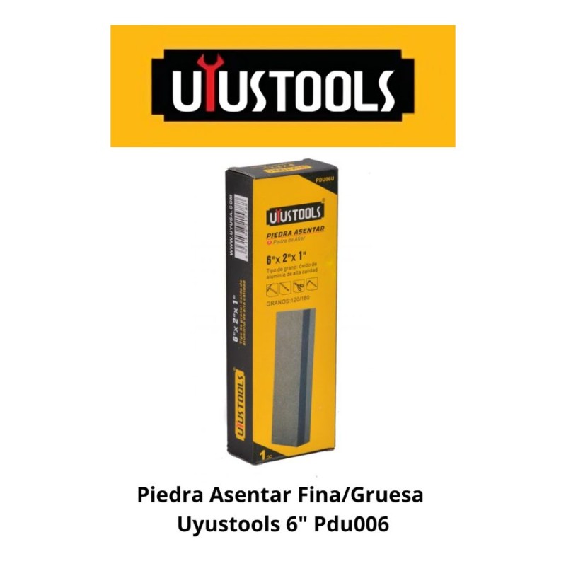 PIEDRA ASENTAR FINA/GRUESA UYUSTOOLS 6" PDU06U