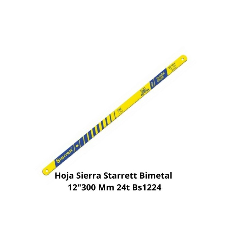 HOJA SIERRA STARRET BIMETAL 12"300 MM 24T BS1224