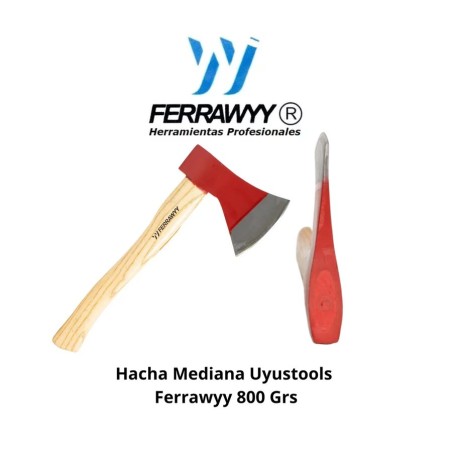 HACHA MEDIANA UYUSTOOLS FERRAWYY 800 GRS