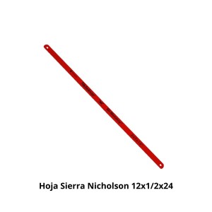 HOJA SIERRA NICHOLSON 12X1/2X24