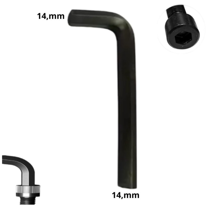 LLAVE ALLEN HEXAGONAL TIPO L CR-V 14,0 MM