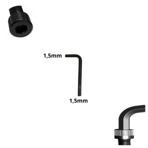 LLAVE ALLEN HEXAGONAL TIPO L CR-V 1,5 MM