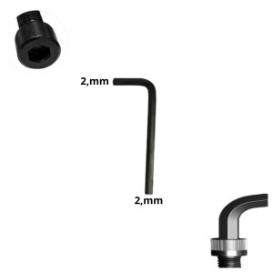 LLAVE ALLEN HEXAGONAL TIPO L CR-V 2,5 MM