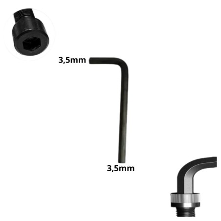 LLAVE ALLEN HEXAGONAL TIPO L CR-V 3,5 MM