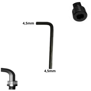 LLAVE ALLEN HEXAGONAL TIPO L CR-V 4,5 MM