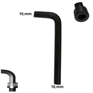 LLAVE ALLEN HEXAGONAL TIPO L CR-V 10,0 MM