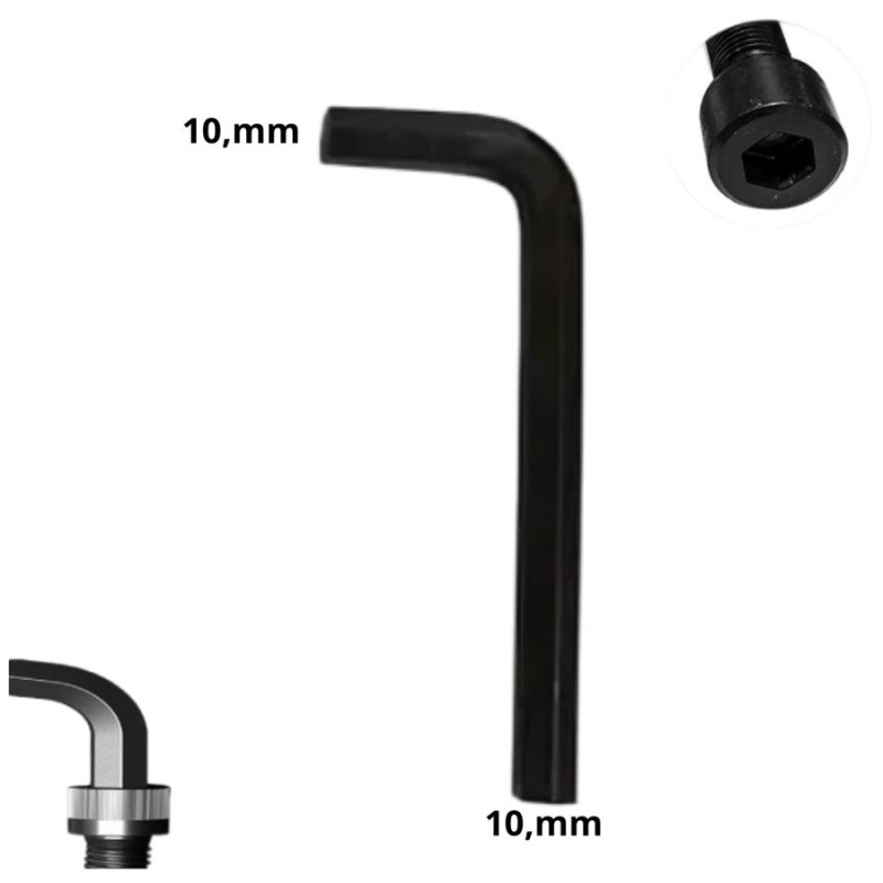 LLAVE ALLEN HEXAGONAL TIPO L CR-V 10,0 MM