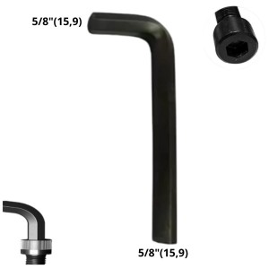 LLAVE ALLEN HEXAGONAL TIPO L CR-V ( 15,9) 5/8 "