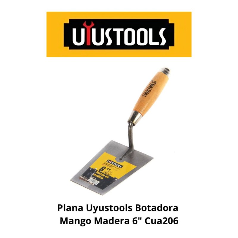 PLANA UYUSTOOLS BOTADORA MANGO MADERA 6" CUA206