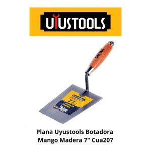 PLANA UYUSTOOLS BOTADORA MANGO MADERA 7" CUA207