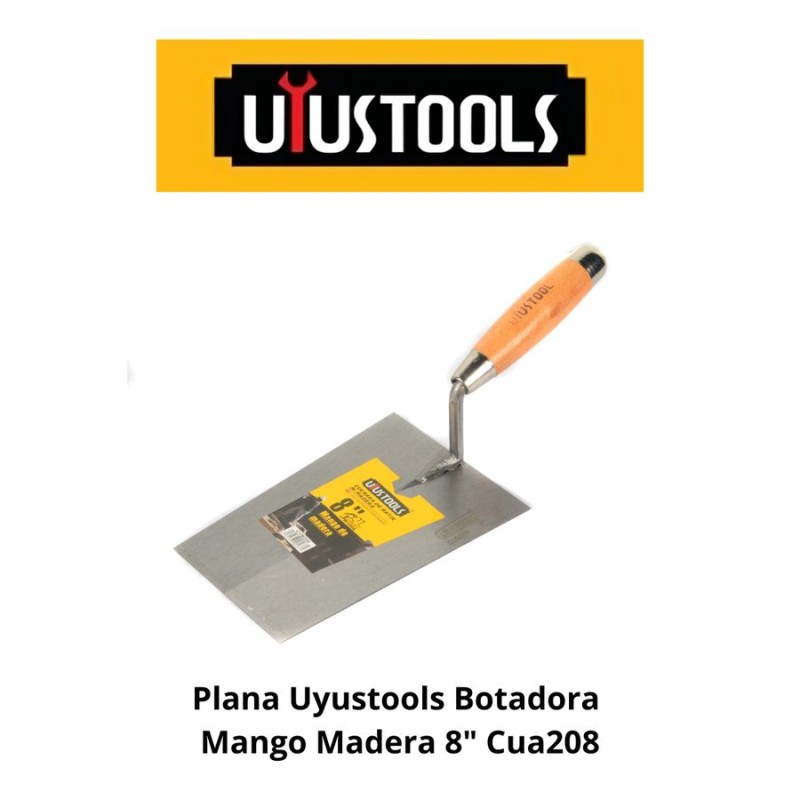 PLANA UYUSTOOLS BOTADORA MANGO MADERA 8" CUA208